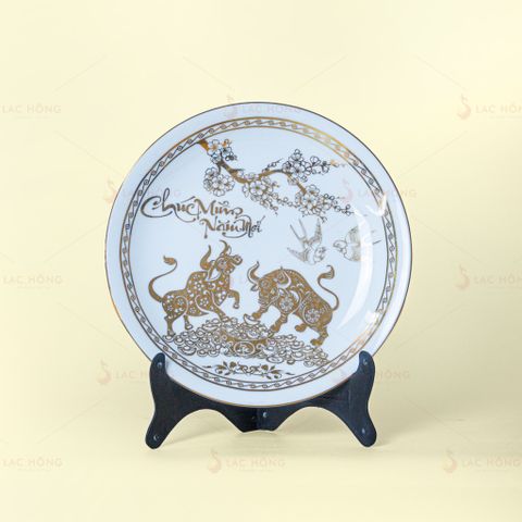  Đĩa Trưng Bày Vẽ Vàng 