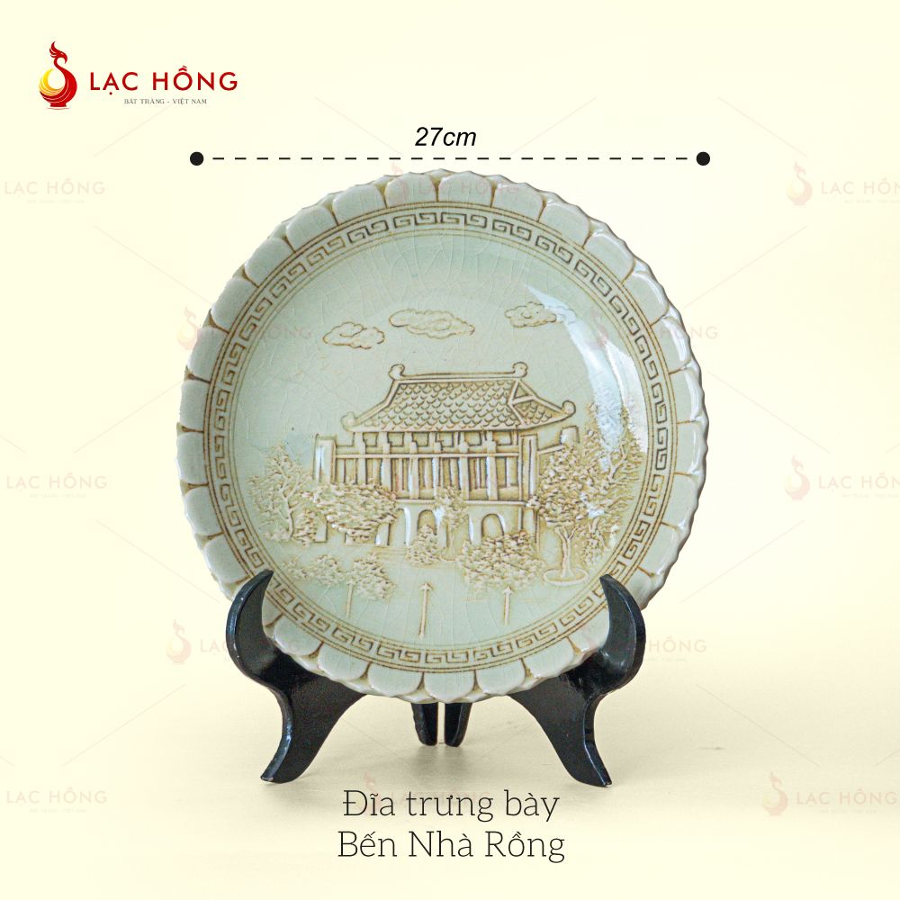 Đĩa Trưng Bày Khắc Nổi