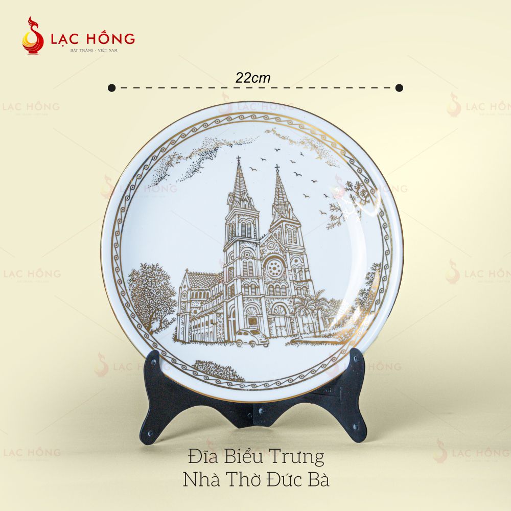 Đĩa Trưng Bày Vẽ Vàng
