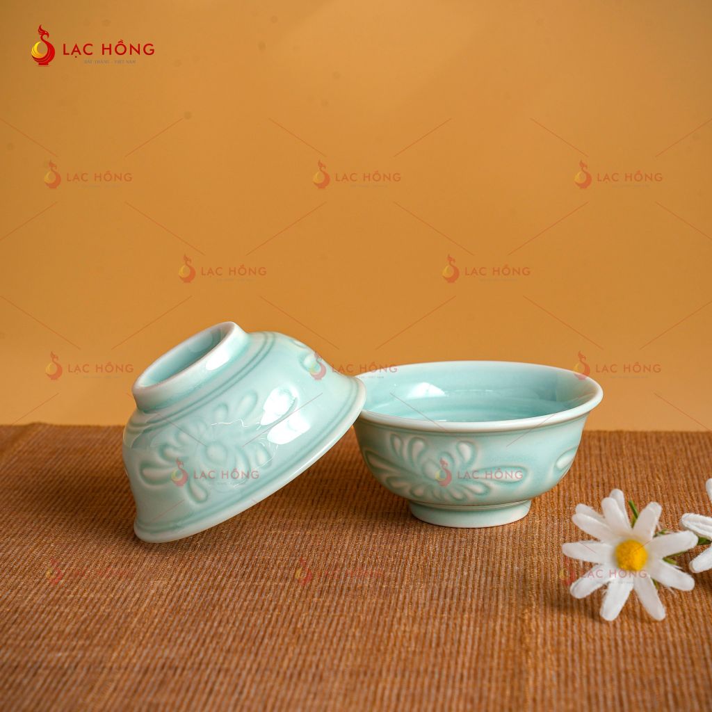 Bát Mắm Vân Hoa Men Xanh Ngọc