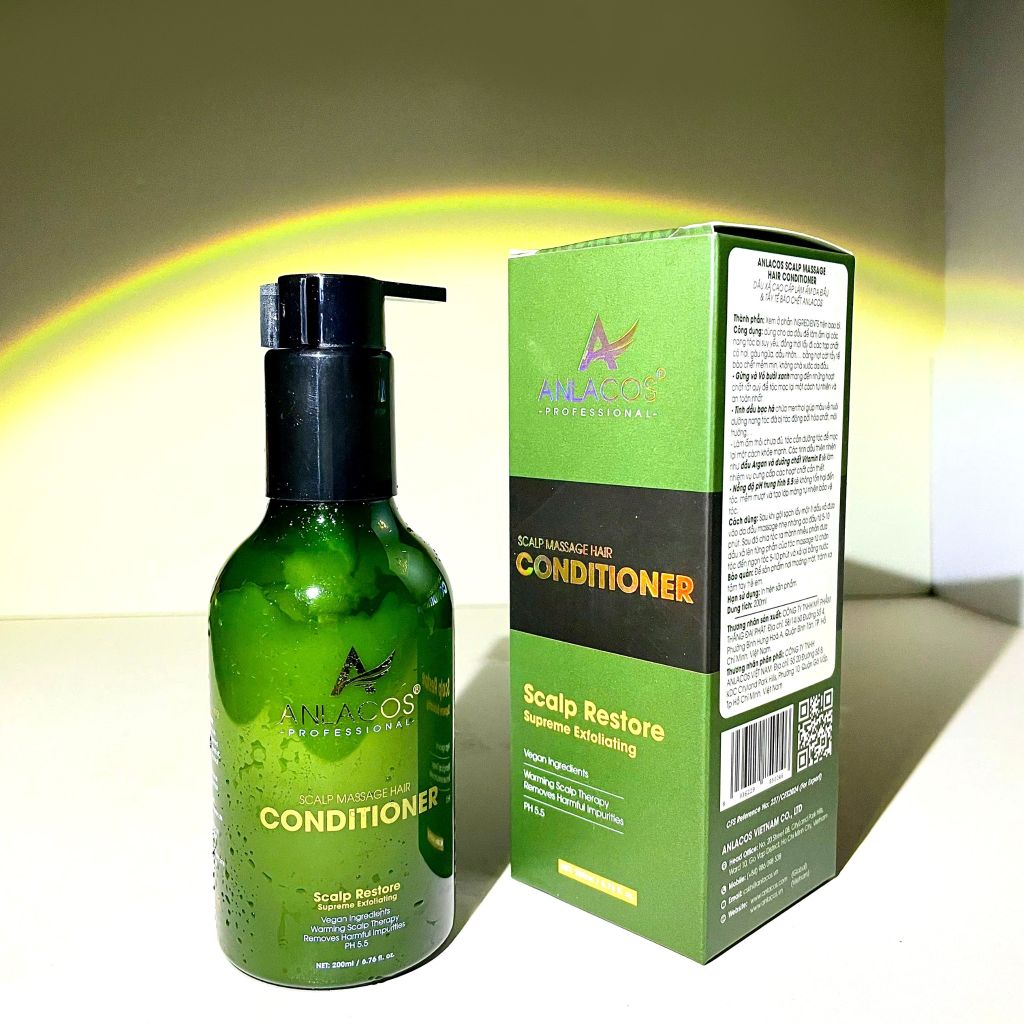 Combo [An Lạc 2] Dầu Gội và Dầu Xả Anlacos (200ml)