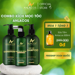BỘ COMBO HỔ TRỢ MỌC LẠI TÓC CAO CẤP ANLACOS