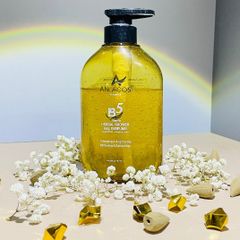 [Tặng dầu gội 200ml] Sữa tắm Anlacos thảo dược hương hoa giảm mụn lưng cấp ẩm mềm mịn da 500ml