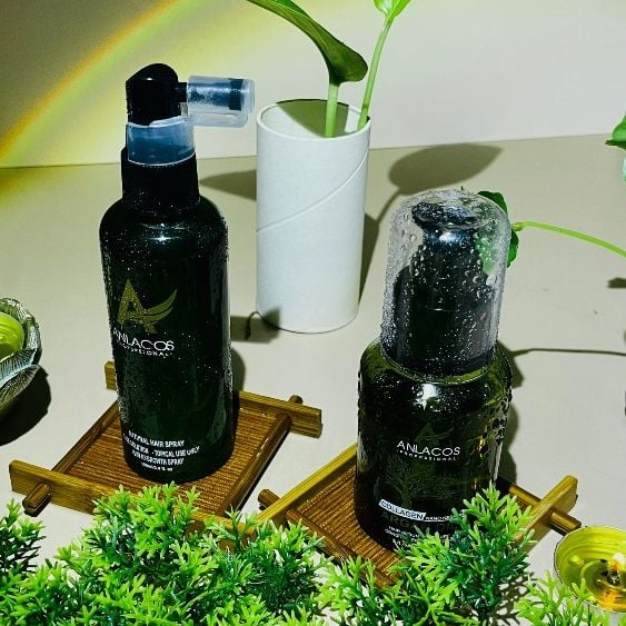 [Tặng máy sấy Gaabor] Serum dưỡng tóc Anlacos dầu dưỡng Argan Oil cao cấp 60ml