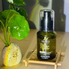 [Tặng máy sấy Gaabor] Serum dưỡng tóc Anlacos dầu dưỡng Argan Oil cao cấp 60ml