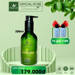 [Tặng combo gội xả 40ml] Dầu xả Anlacos dùng massage da dầu thuần chay gừng bưởi mọc tóc 200ml