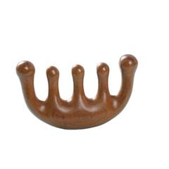 Lược gỗ massage da đầu Anlacos kích mọc tóc, lược gỗ hỗ trợ ấn huyệt lưu thông khí huyết, giảm ê mỏi