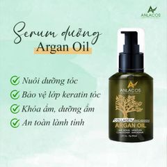 [Tặng xịt dưỡng 50ml] Serum dưỡng tóc Anlacos dầu dưỡng Argan Oil cao cấp 60ml