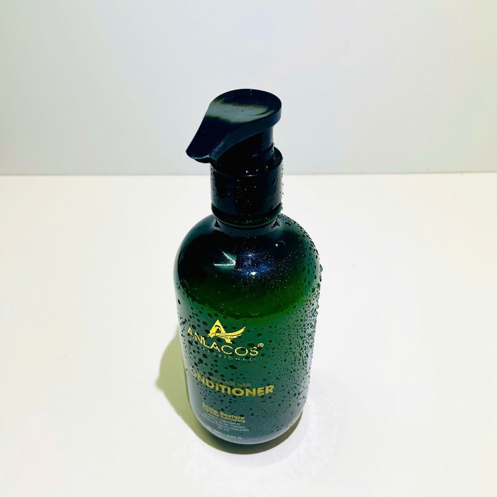 [Tặng máy sấy Gaabor] Combo dầu gội xả Anlacos kích mọc tóc thuần chay thiên nhiên dùng được cho bầu 500ml*2