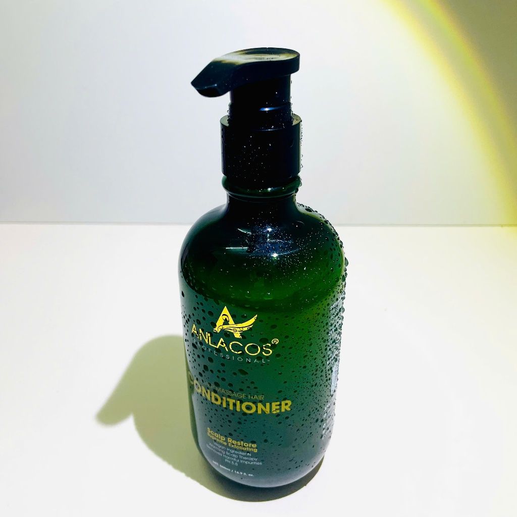 [Tặng máy sấy tóc nóng lạnh Gaabor] Dầu xả Anlacos dùng massage da đầu mọc tóc từ gừng bưởi 500ml