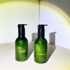 [Tặng xịt dưỡng 50ml] Combo gội xả Anlacos mọc tóc gừng bưởi thuần chay 200ml