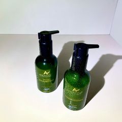 [Tặng xịt dưỡng 50ml] Combo gội xả Anlacos mọc tóc gừng bưởi thuần chay 200ml