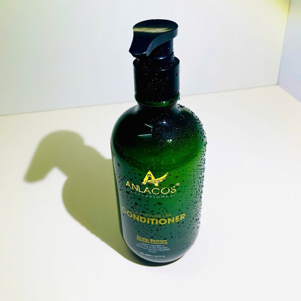 [Tặng dầu gội 200ml] Dầu xả Anlacos dùng massage da đầu mọc tóc gừng bưởi 500ml