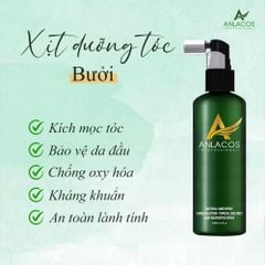 [Tặng xịt dưỡng 50ml] Xịt dưỡng tóc tinh dầu Anlacos mọc tóc từ bưởi gừng 100ml