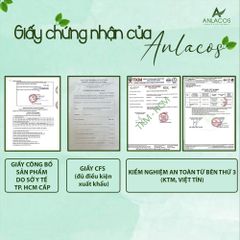 [Tặng máy sấy Gaabor] Combo dầu gội xả Anlacos kích mọc tóc thuần chay thiên nhiên dùng được cho bầu 500ml*2