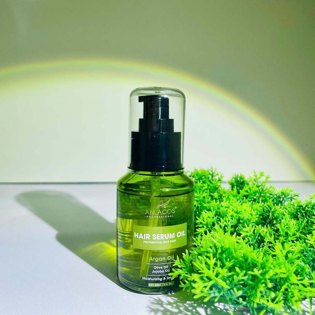 Combo dầu gội, dầu xả, serum Anlacos nuôi dưỡng tóc thuần chay bigsize