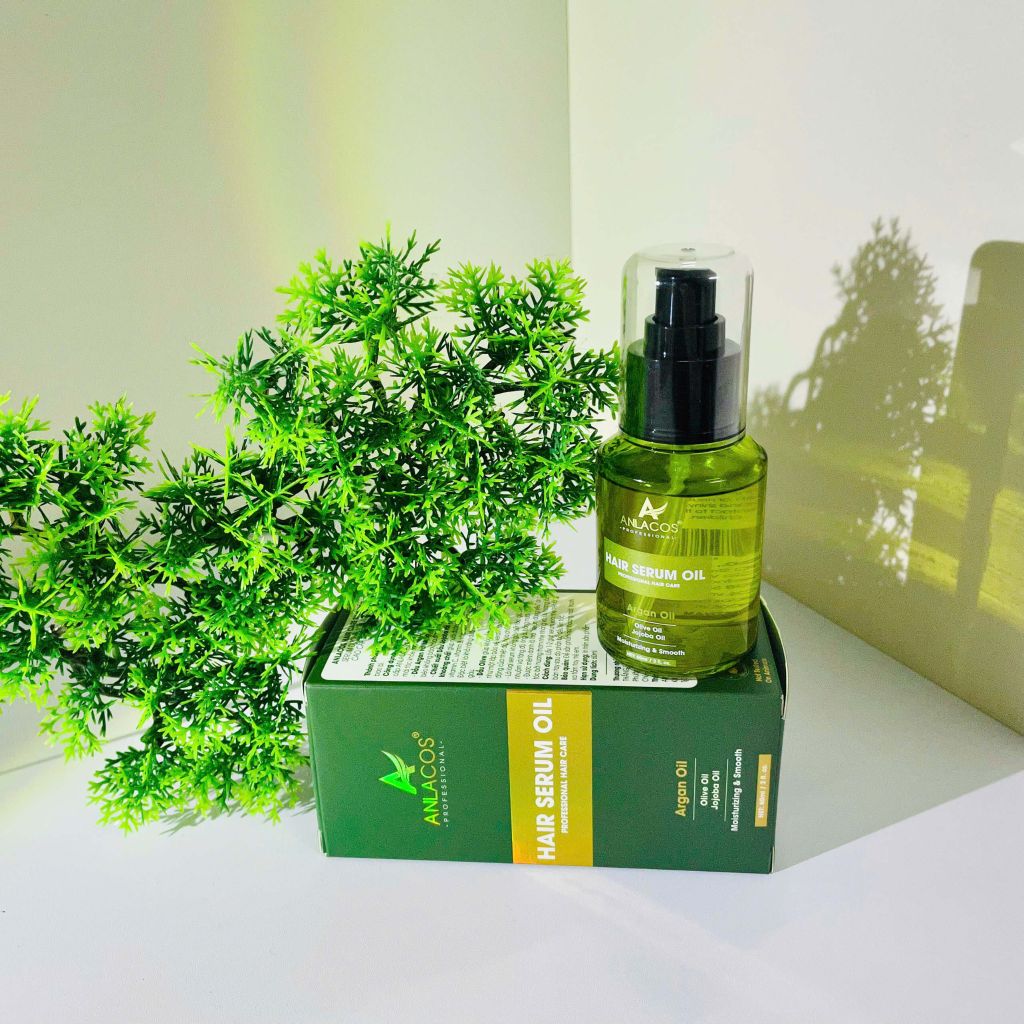 Serum Dưỡng Tóc Argan Oil Cao Cấp Phục Hồi Anlacos 60ml
