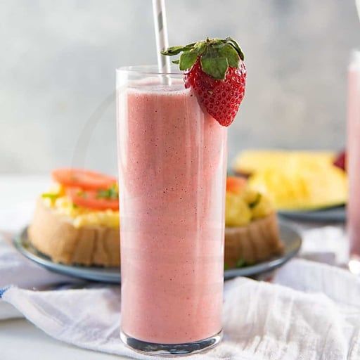 Sinh tố Dừa dâu tây Noah Healthy