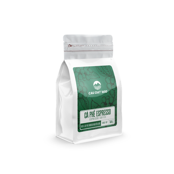 Cà Phê Espresso Hạt Cầu Đất Túi 500g - Dạng Hạt