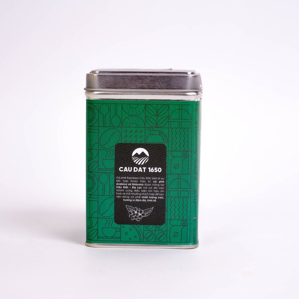 Cà Phê Espresso Bột Cầu Đất Hộp Thiếc 200g - Dạng Bột