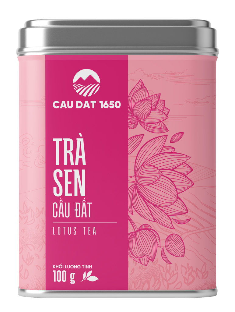 Trà Sen Cầu Đất Hộp Thiếc 100g