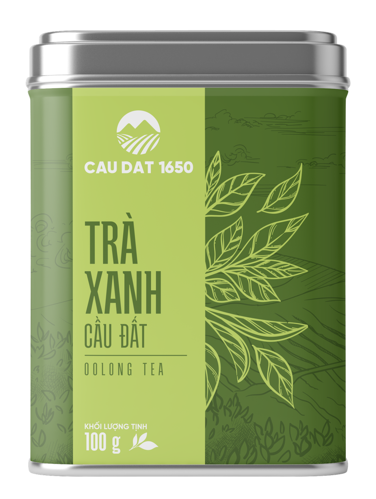 Trà Xanh Cầu Đất Hộp Thiếc 100g