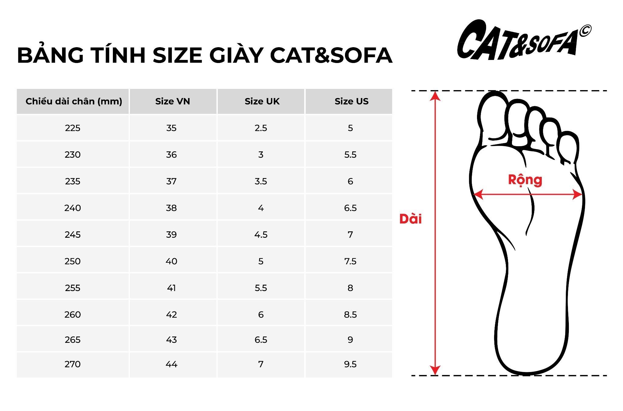  Giày Sneakers Cat&Sofa AIR Thunder 01 