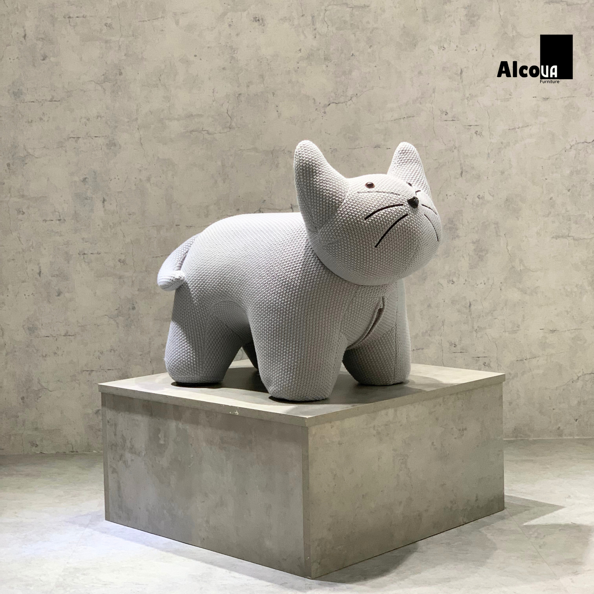 GHẾ HÌNH THÚ CƯNG MÈO Ú