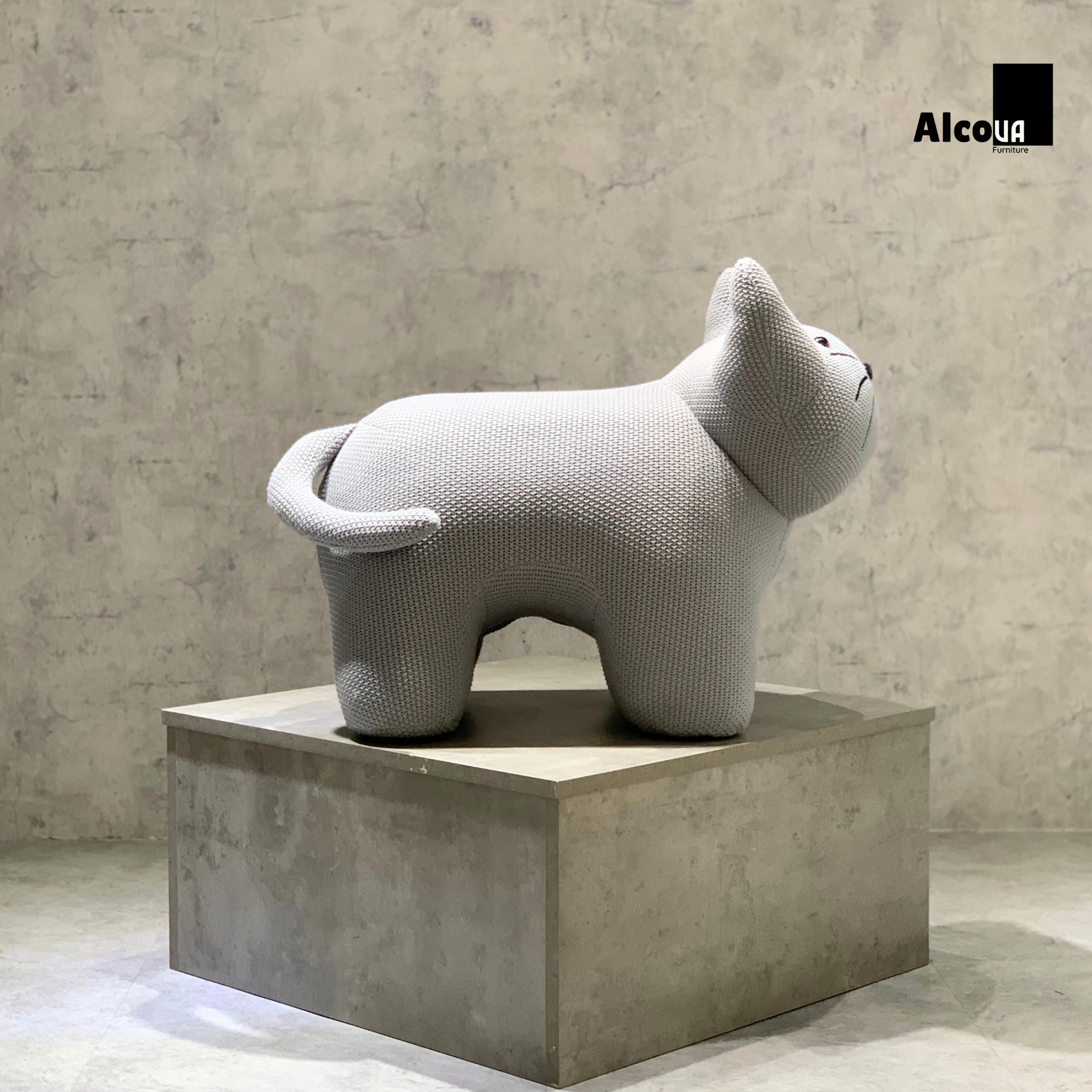 GHẾ HÌNH THÚ CƯNG MÈO Ú