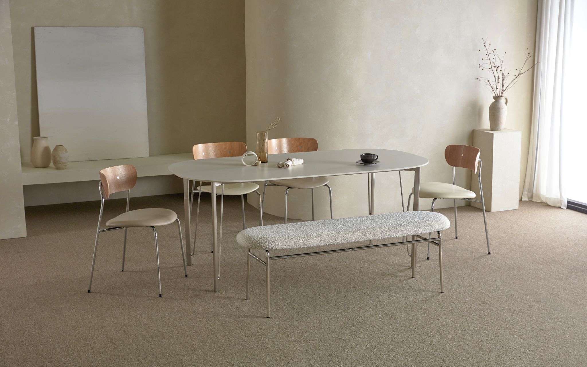 BÀN ĂN GRACE CERAMIC NHẬP KHẨU (4 CHỖ / 6 CHỖ)