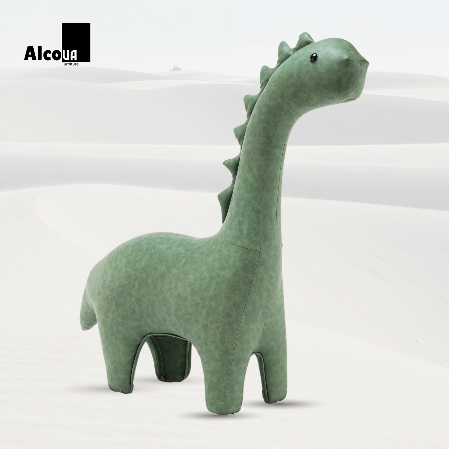 GHẾ HÌNH THÚ KHỦNG LONG XANH