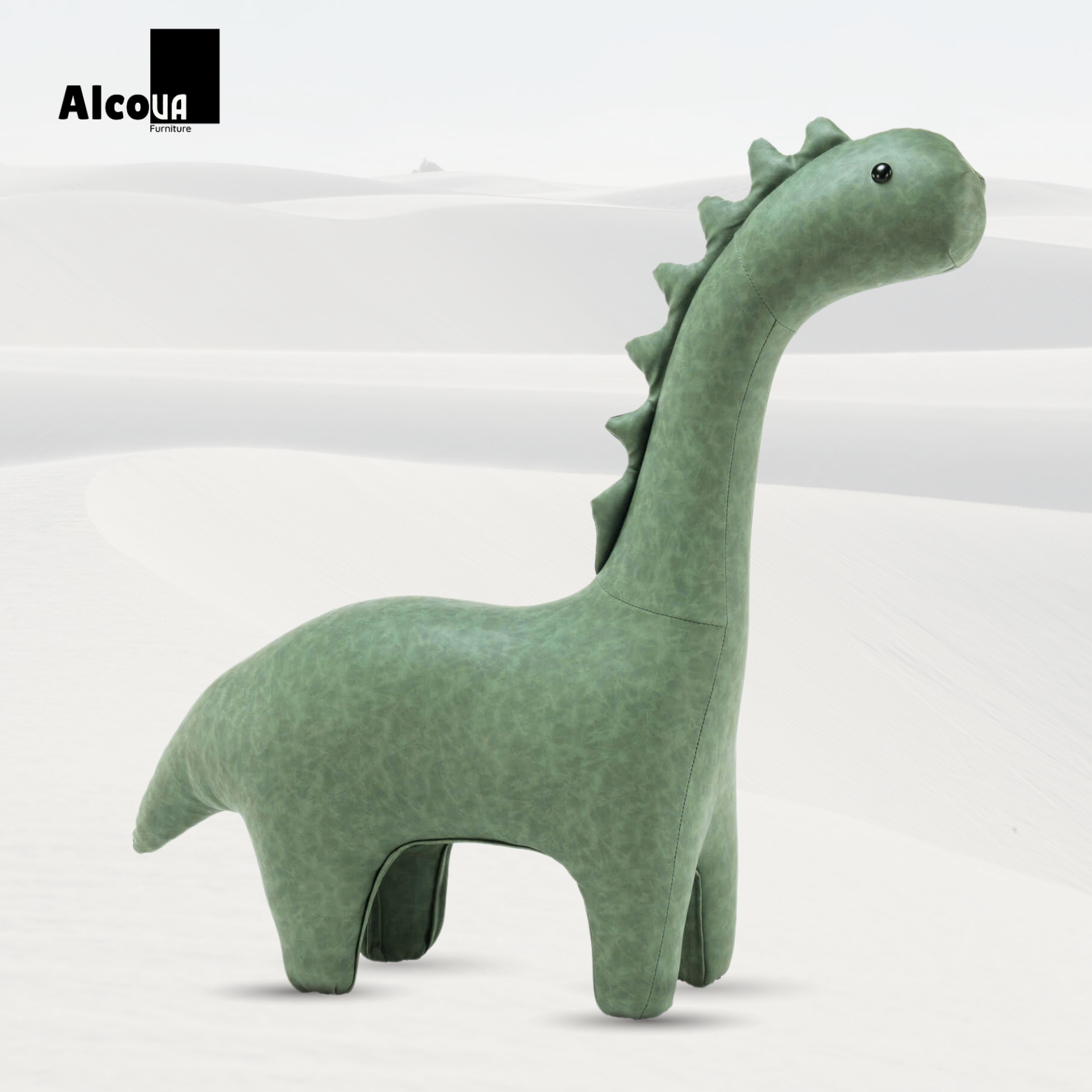 GHẾ HÌNH THÚ KHỦNG LONG XANH