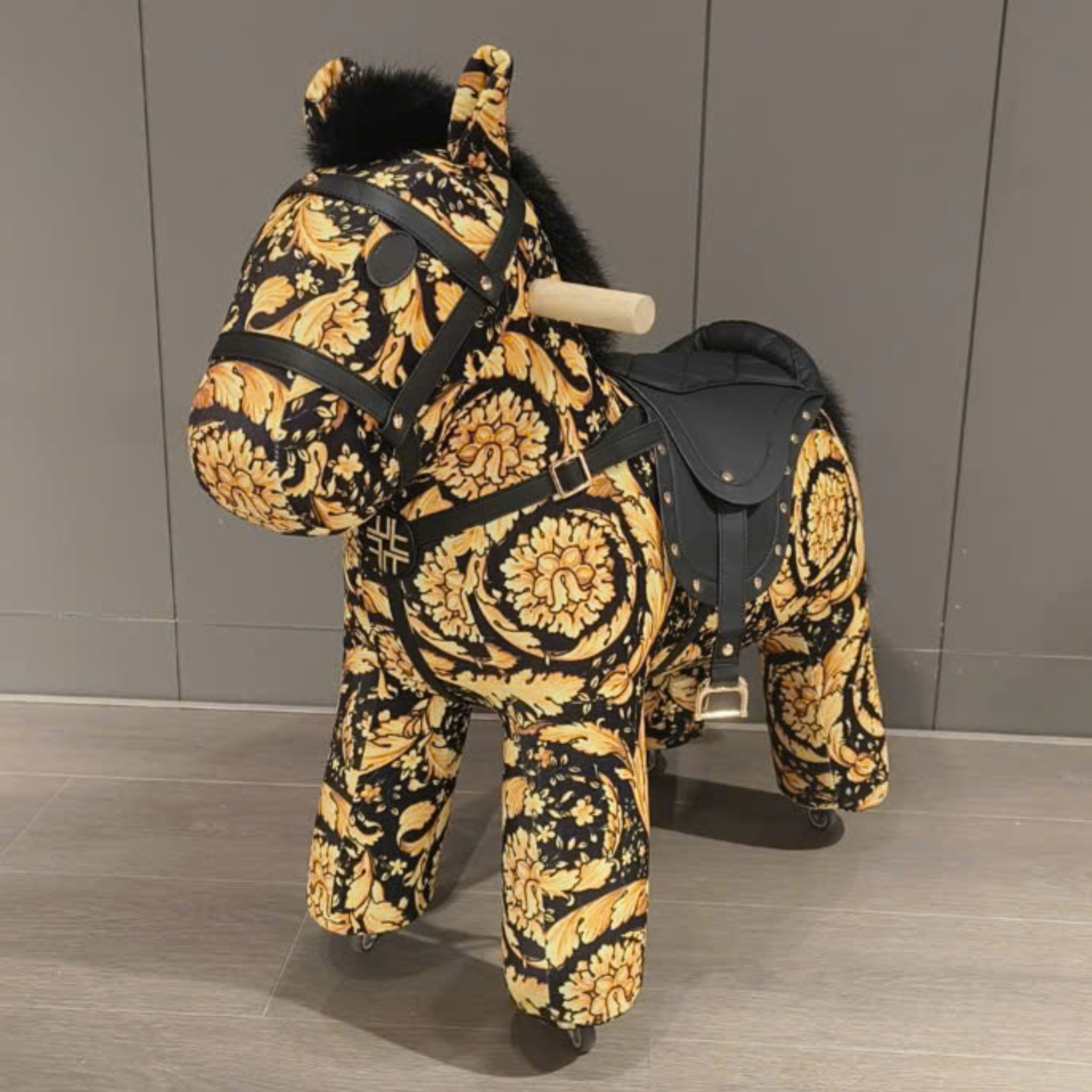 GHẾ HÌNH THÚ BÁNH XE PULLEY HORSE