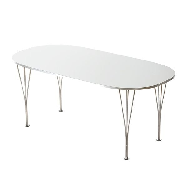 BÀN ĂN HUBSH HPL VIỀN TRẮNG BẠC NHẬP KHẨU (4 CHỖ / 6 CHỖ)