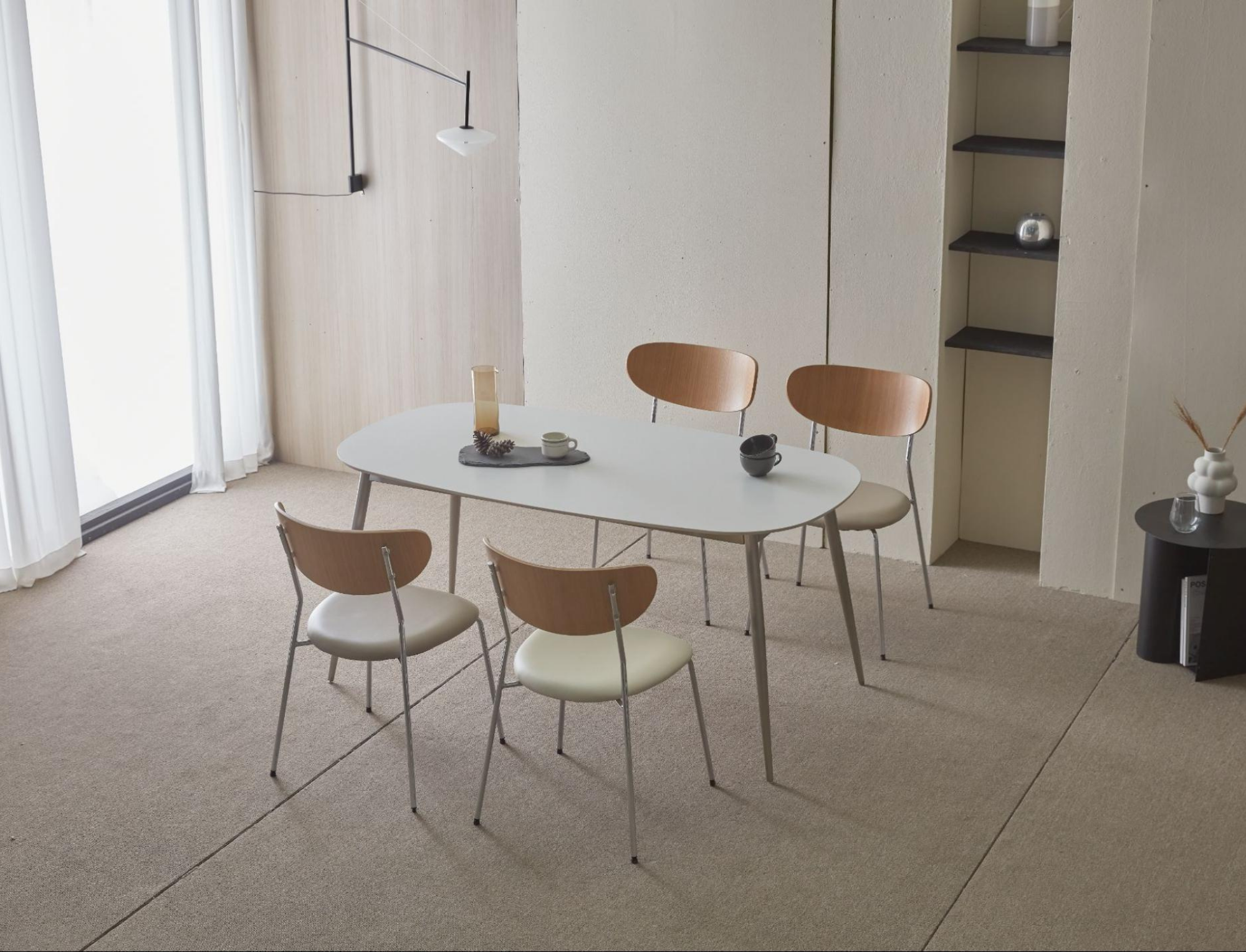 BÀN ĂN M12T CERAMIC NHẬP KHẨU (4 CHỖ / 6 CHỖ)