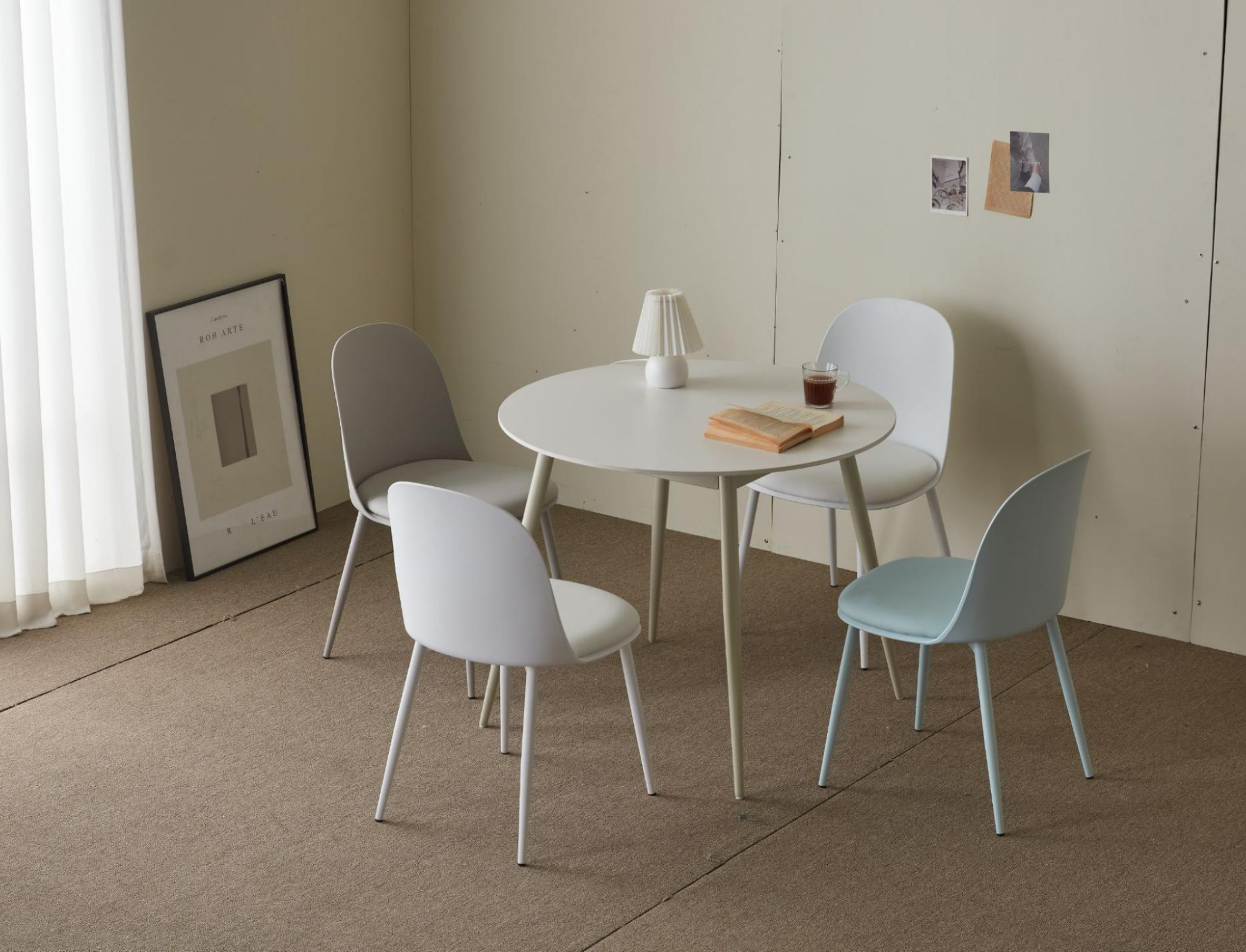 BÀN ĂN TRÒN M 12T CERAMIC NHẬP KHẨU (2 CHỖ / 4 CHỖ)