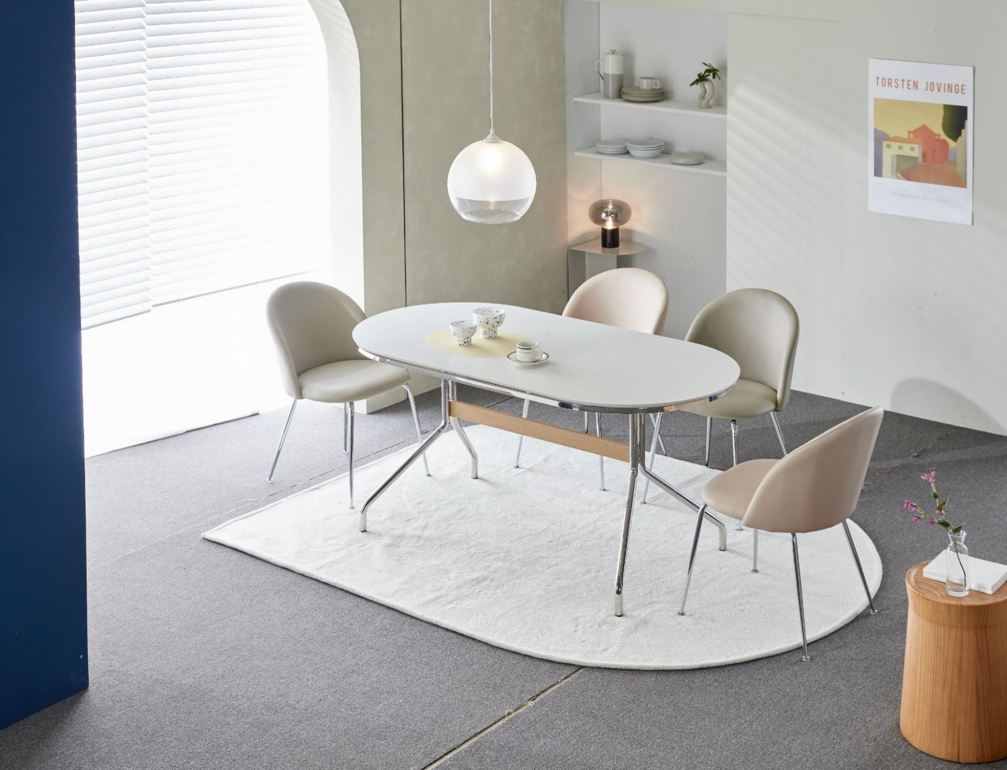 BÀN ĂN MORGEN CERAMIC NHẬP KHẨU (4 CHỖ / 6 CHỖ)