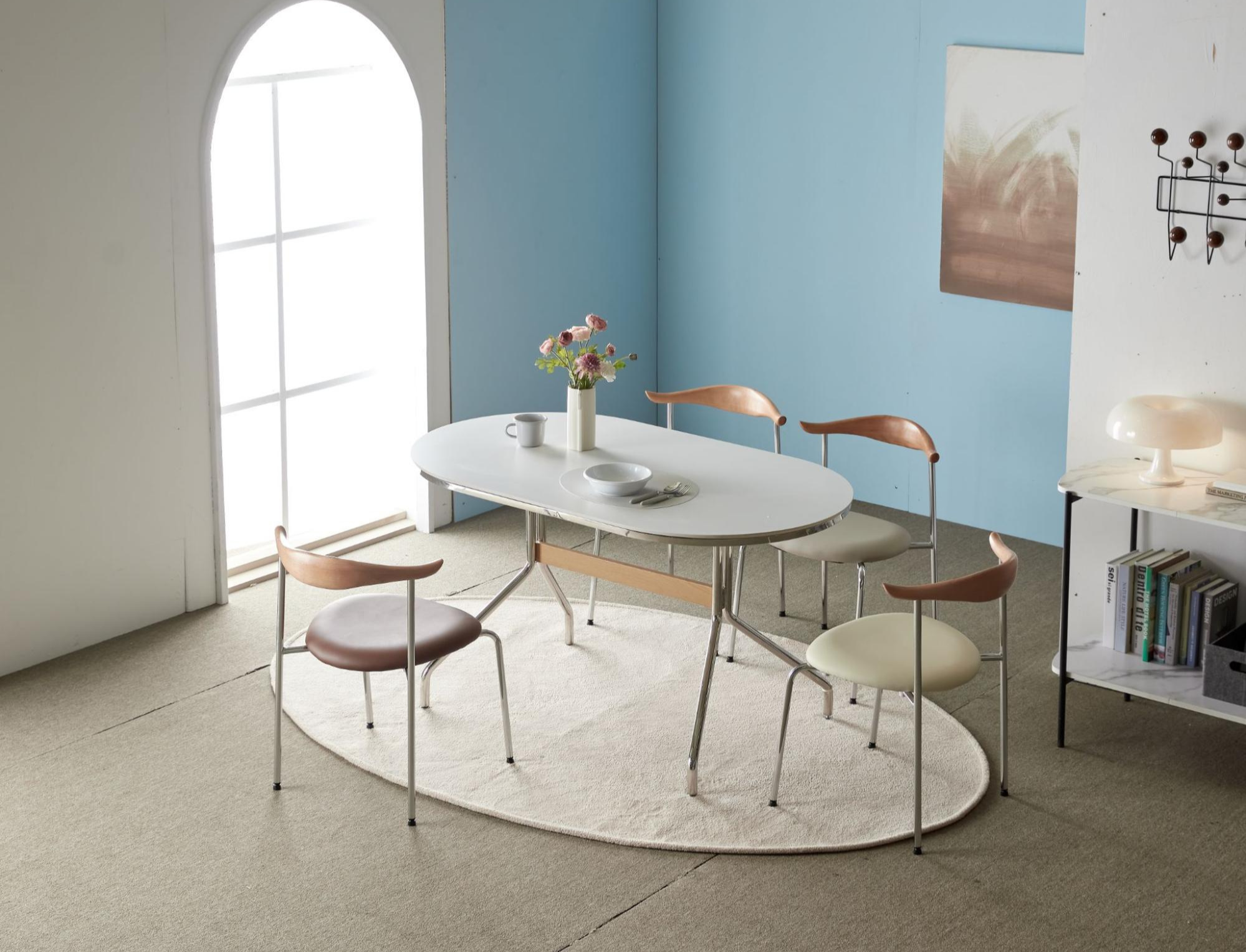 BÀN ĂN MORGEN CERAMIC NHẬP KHẨU (4 CHỖ / 6 CHỖ)