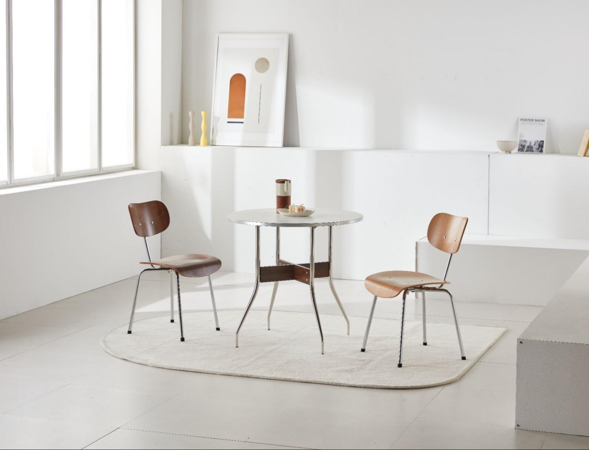 BÀN TRÒN RICO HPL NHẬP KHẨU (2 CHỖ / 4 CHỖ)