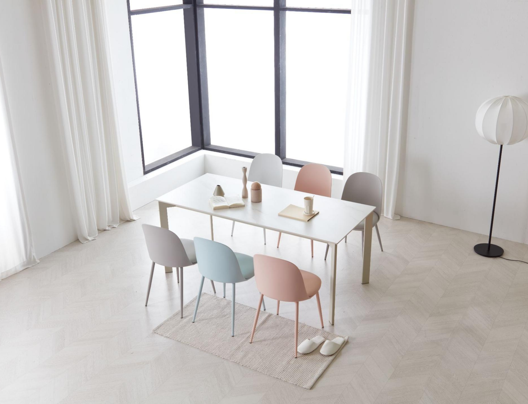 BÀN ĂN S CERAMIC NHẬP KHẨU (4 CHỖ / 6 CHỖ)