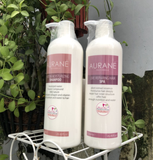 Bộ dầu gội hấp phục hồi tóc Aurane Protein Moisturizing 750mlx2