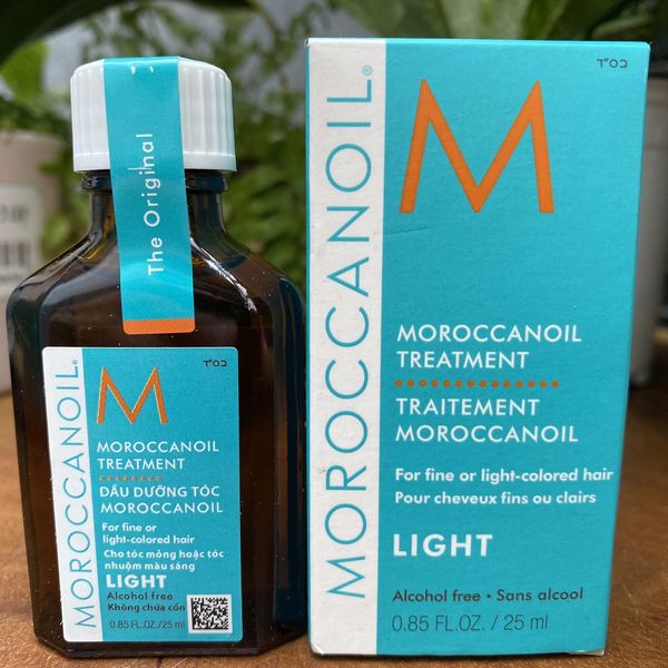 Best Seller Tinh dầu dưỡng tóc Moroccanoil Treatment Light 25ml ( for fine & light colored hair )