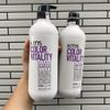Dầu gội xả tím nâng sáng, khử sắc tố vàng cho tóc bạch kim KMS COLORVITALITY BLONDE 750mlx2