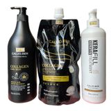 KERATIN phục hồi tóc chuyên sâu Kerafill Caluo.Ber Treatment 500ml [ New ]