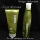 Combo Gội và Mặt nạ chống rụng tóc ORZEN Orgahealing Obsidian ( New )