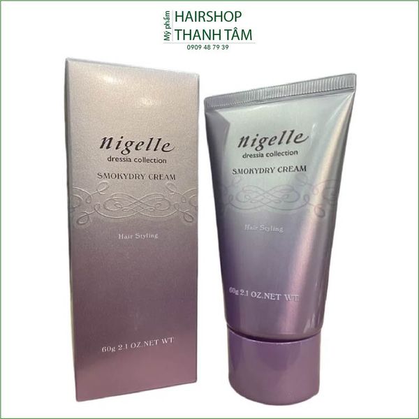 Kem dưỡng tạo kiểu tóc Nigelle Dressia Smoky Dry Cream Hair Styling MILBON 60g - chính hãng