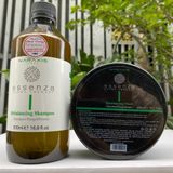 Gội và kem ủ cân bằng da dầu Inebrya NARAXIS ESSENZA AROMA THERAPY REBALANCING 500ml/300ml { New }