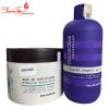 Dầu gội khử vàng Elgon Silver Shampoo 300ml và Kem ủ Sublimia phục hồi tóc hư tổn do tẩy 500ml
