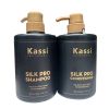 Bộ dầu gội xả và xịt dưỡng siêu thơm mềm mượt phục hồi giữ màu tóc Kassi SILK PRO 500mlx2/250ml [ New }