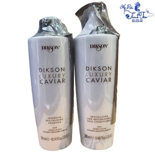 Dầu gội xả chiết xuất trứng cá muối Caviar Dikson Luxury 300ml/280ml [ New ]